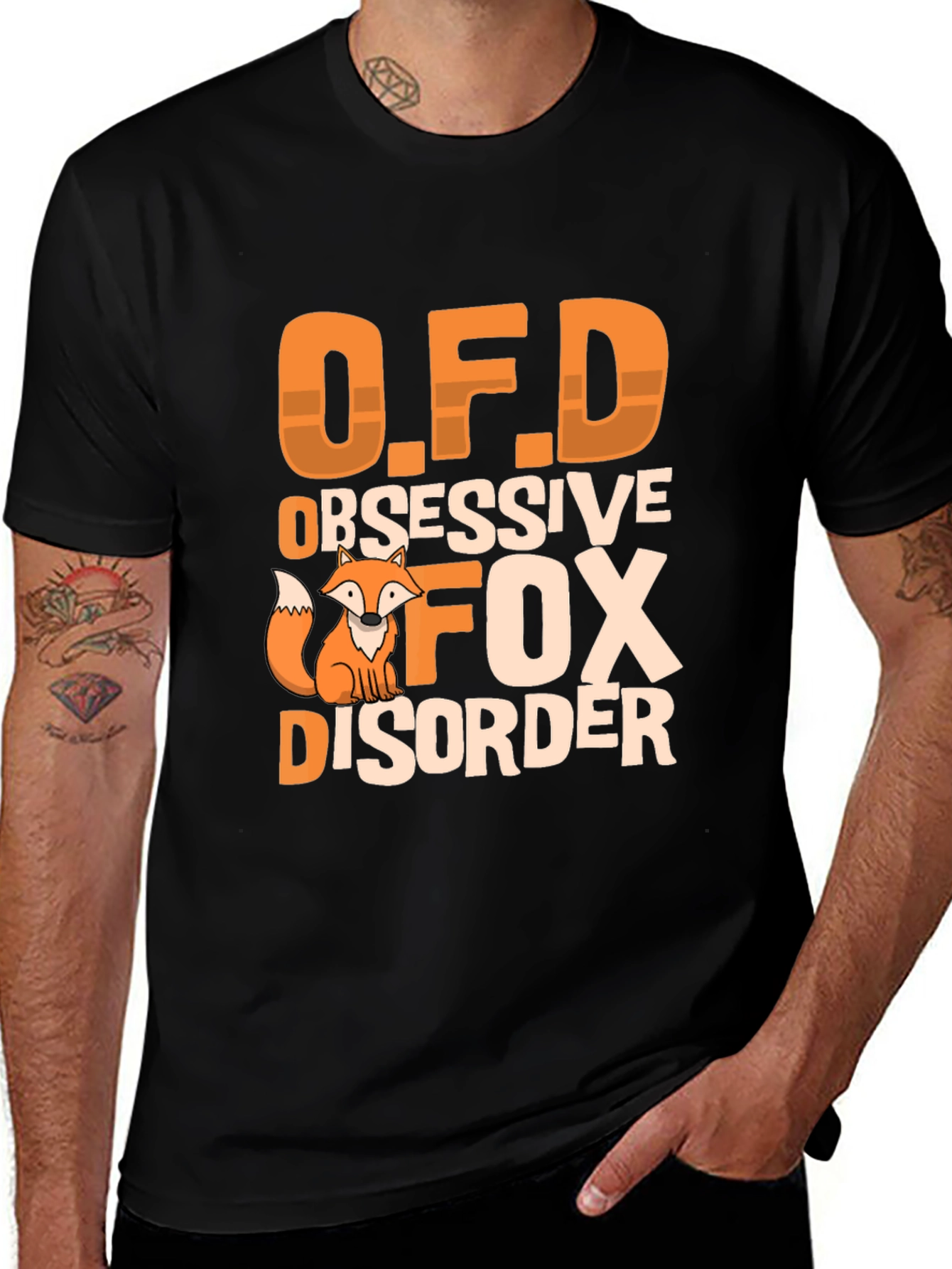 Obsessive Fox Disorder Funny T-Shirt