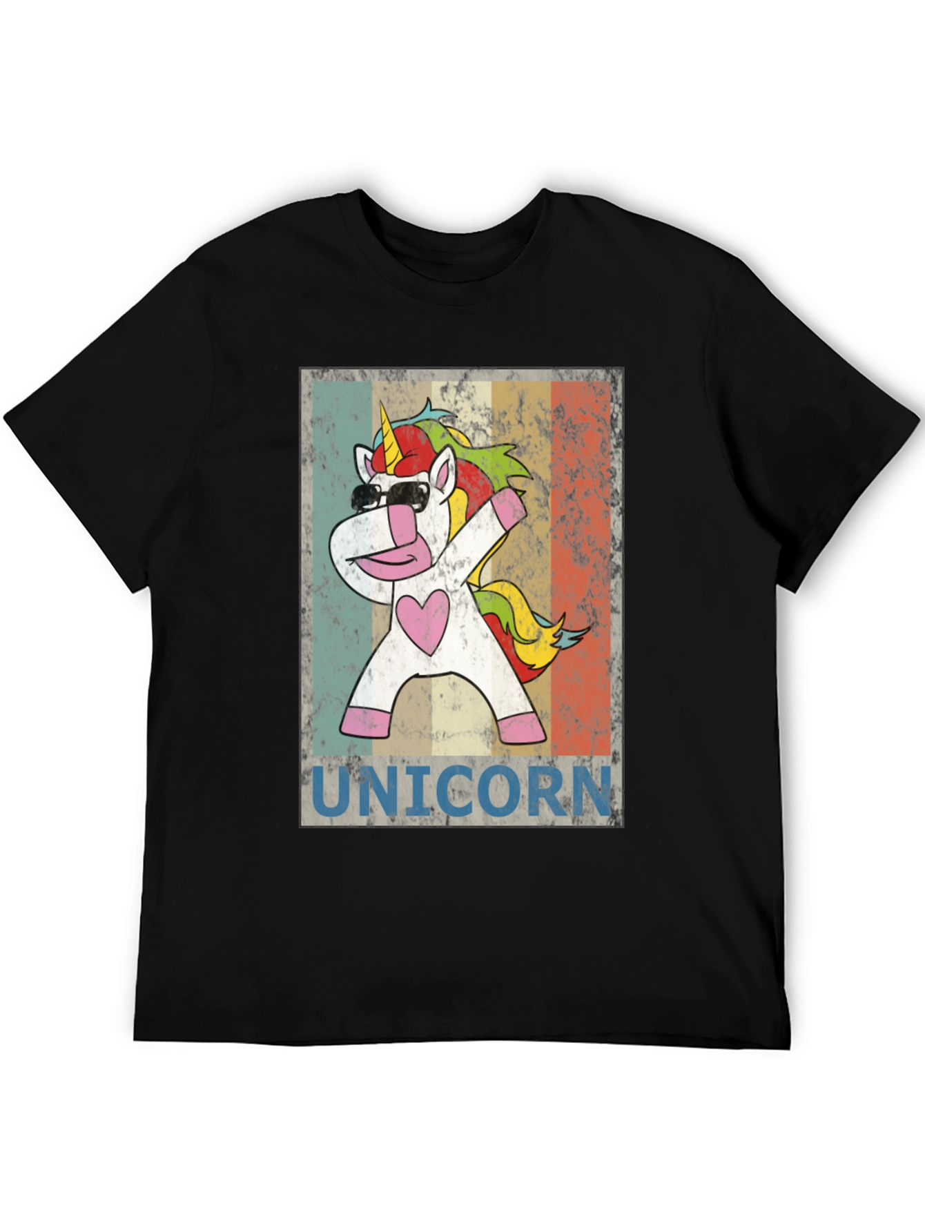 Dabbing Unicorn T-Shirt - Fun Graphic Tee