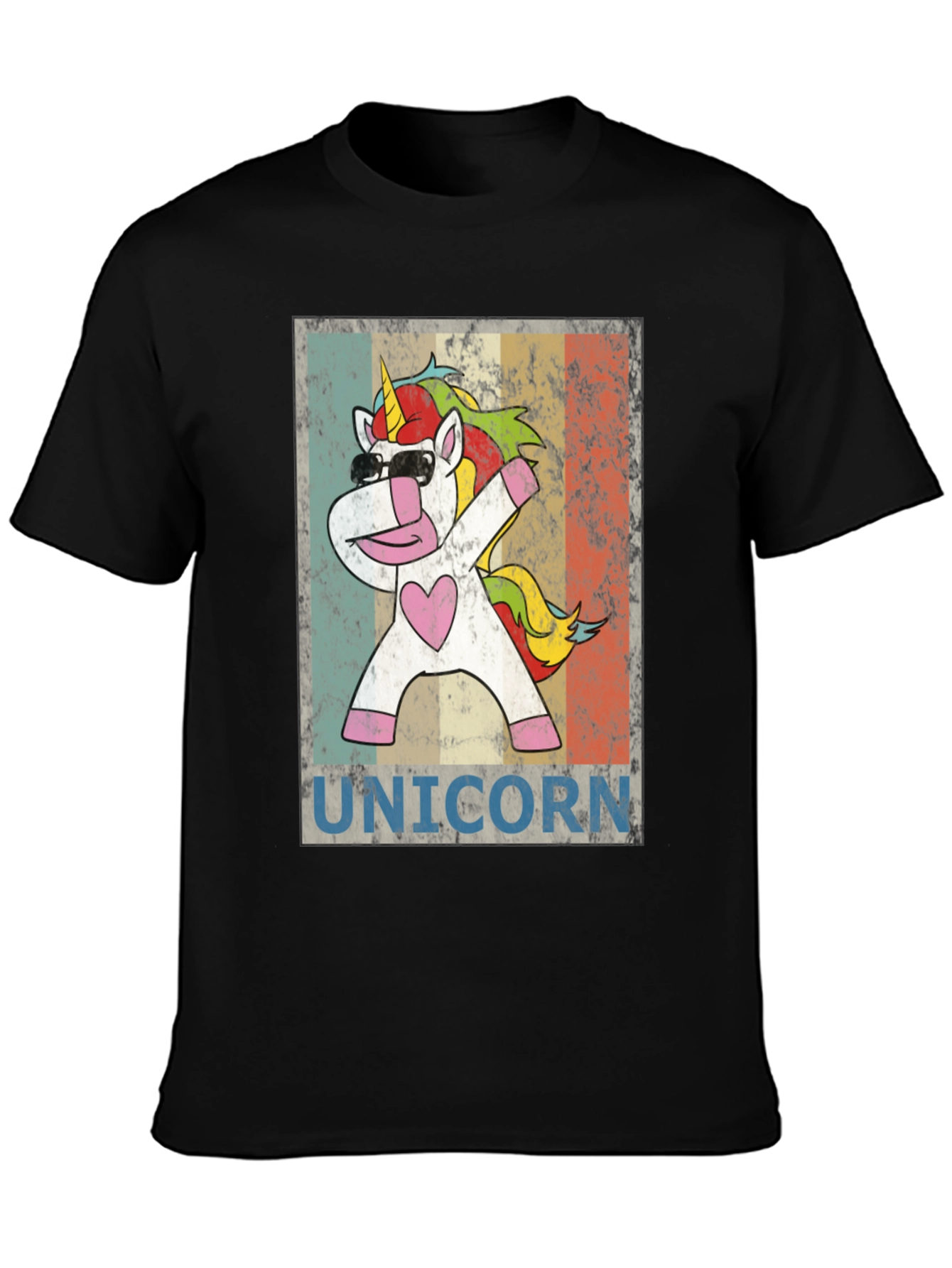 Dabbing Unicorn T-Shirt - Fun Graphic Tee
