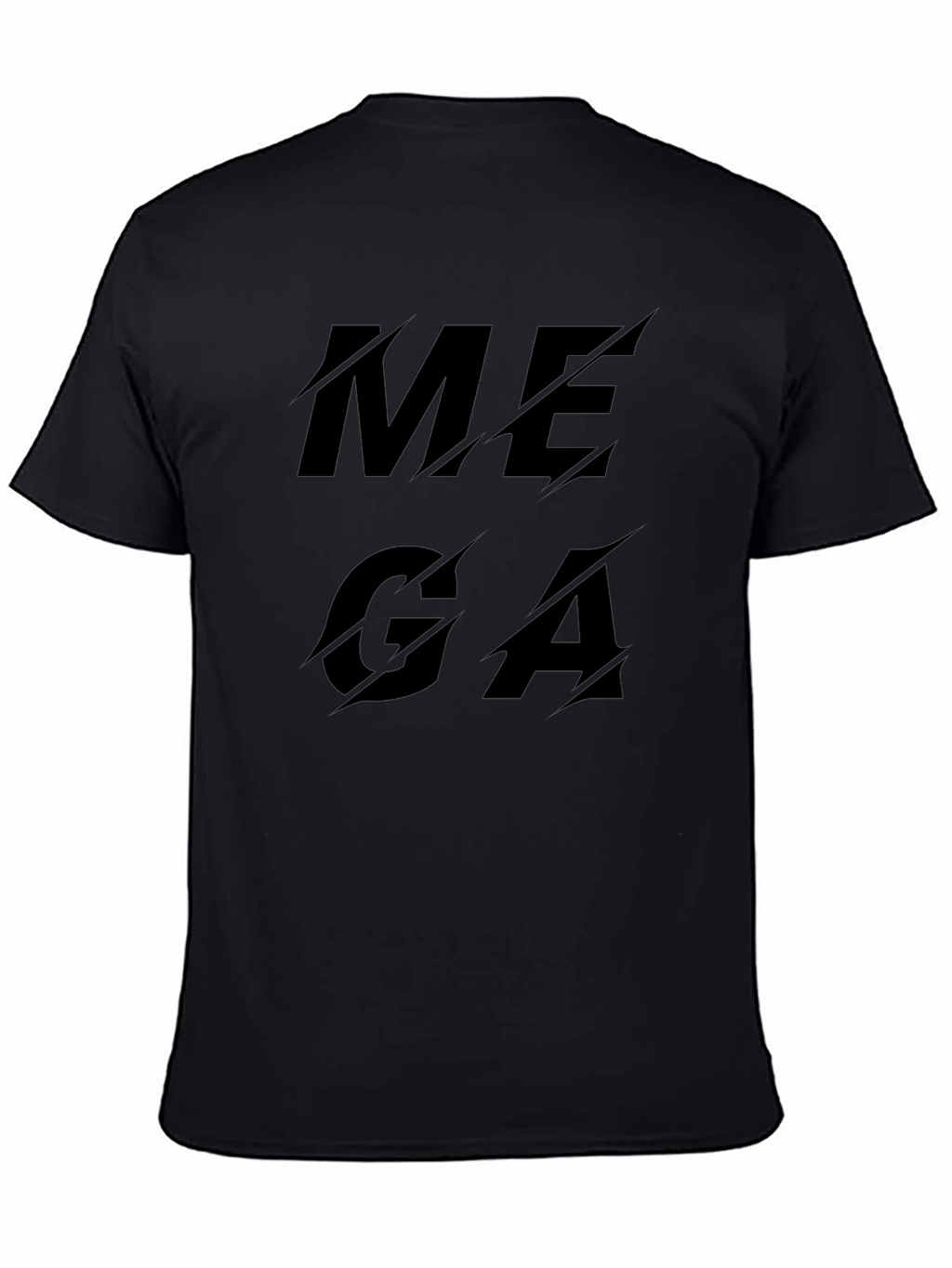 MEGA Graphic T-Shirt - Stylish Black Cotton Tee