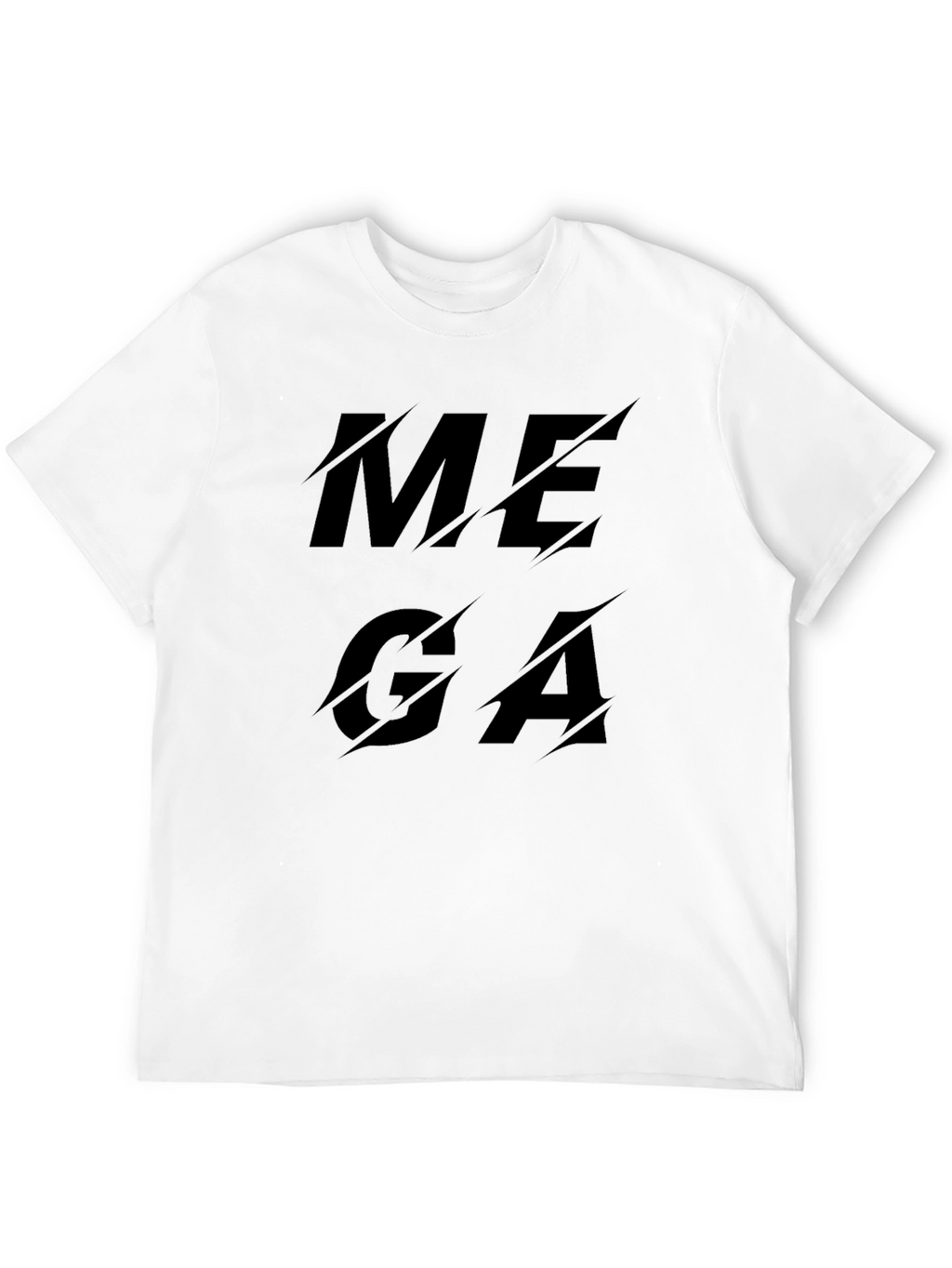 MEGA Graphic T-Shirt - Stylish Black Cotton Tee