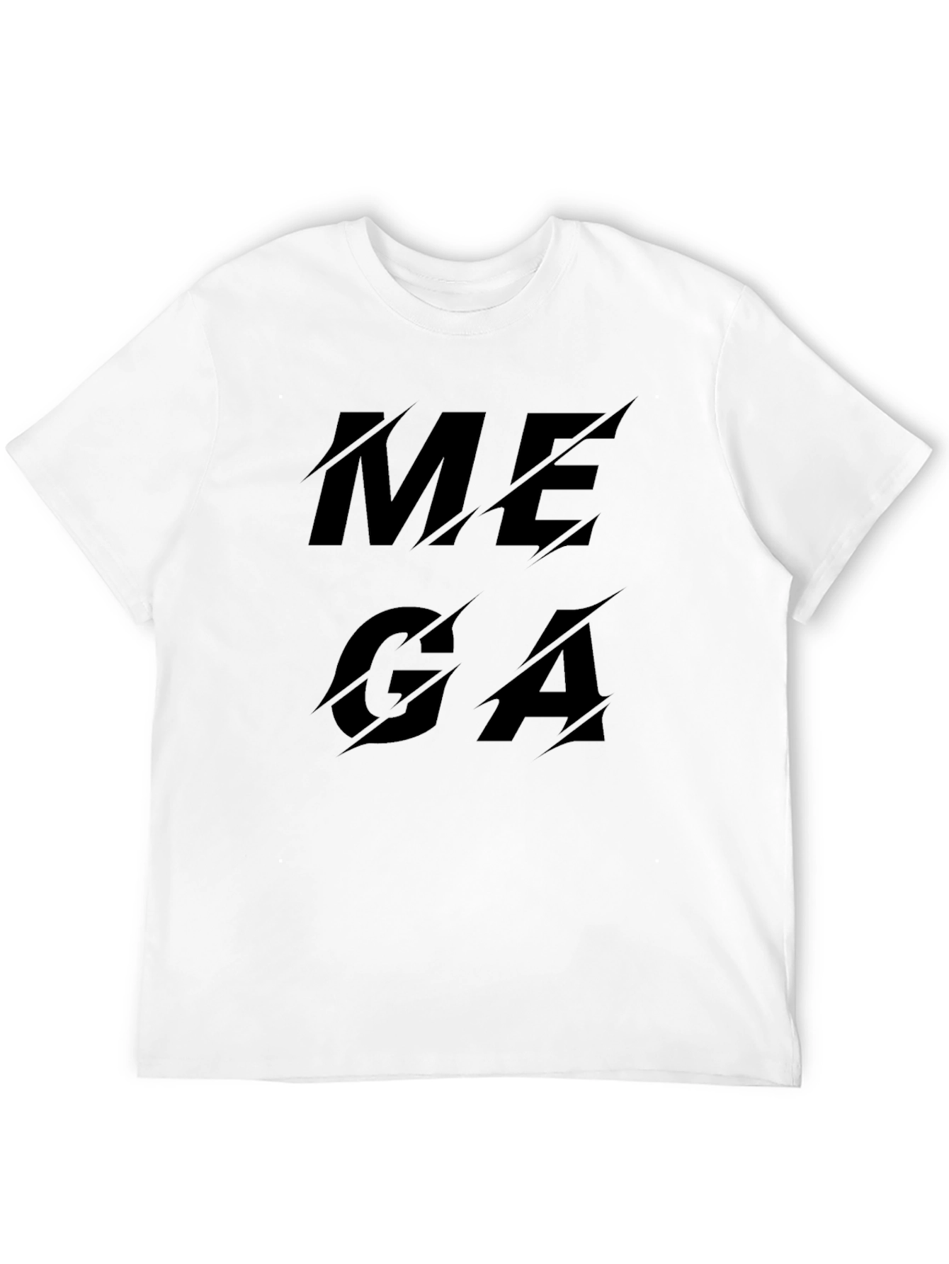 MEGA Graphic T-Shirt - Stylish Black Cotton Tee
