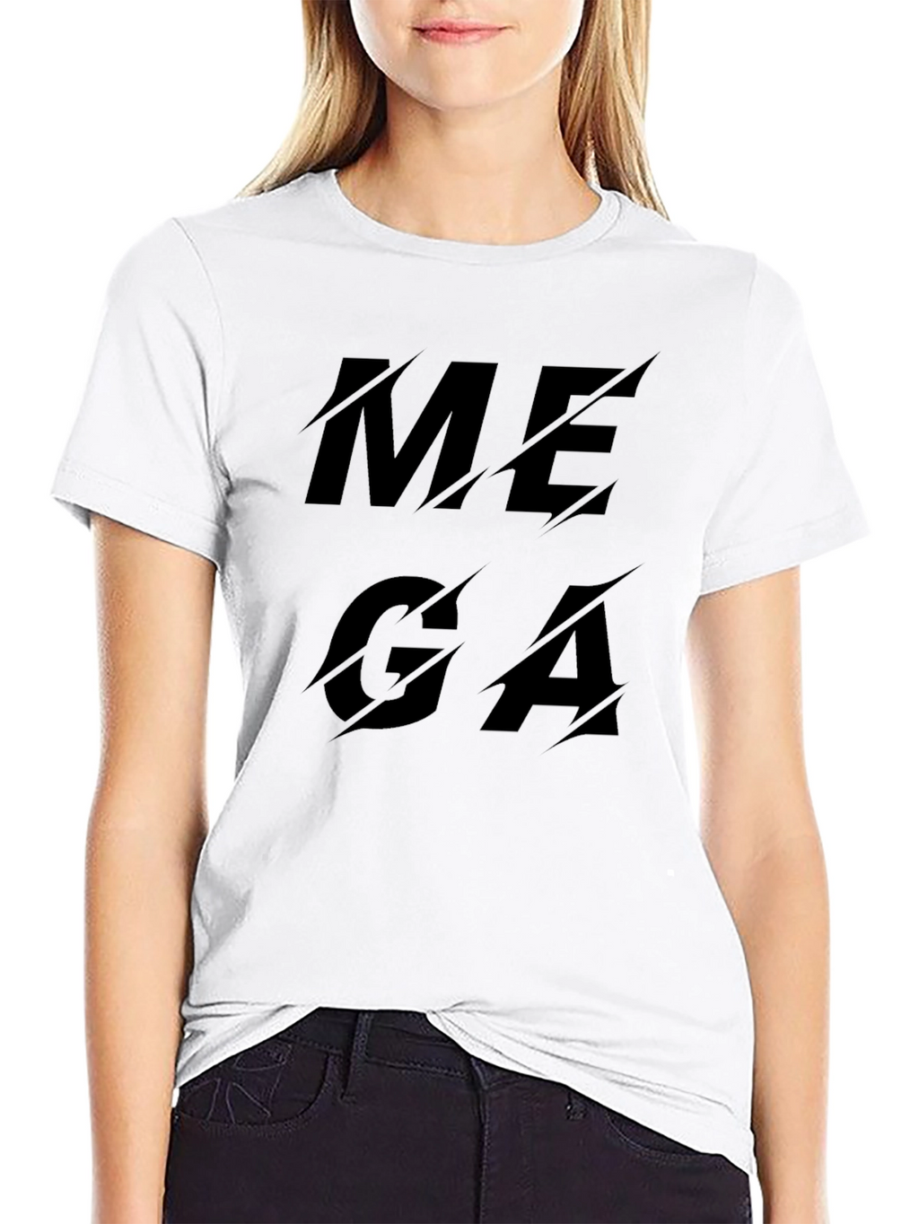 MEGA Graphic T-Shirt - Stylish Black Cotton Tee