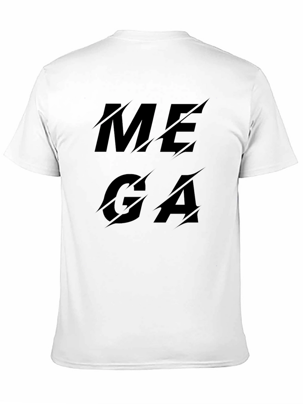 MEGA Graphic T-Shirt - Stylish Black Cotton Tee