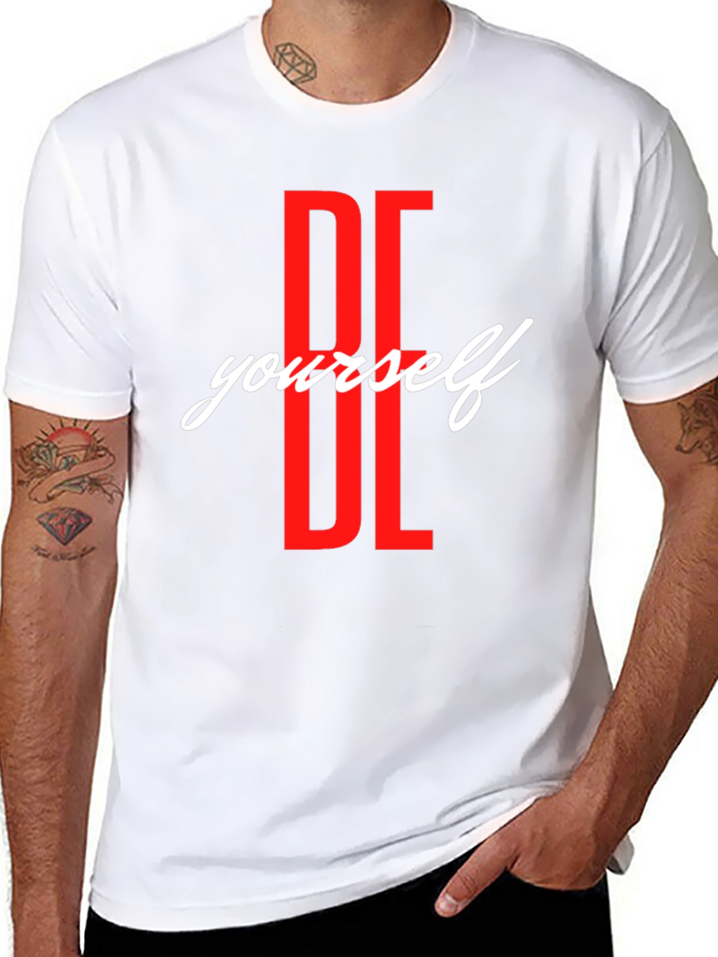 Be Yourself Graphic T-Shirt - Trendy Casual Wear
