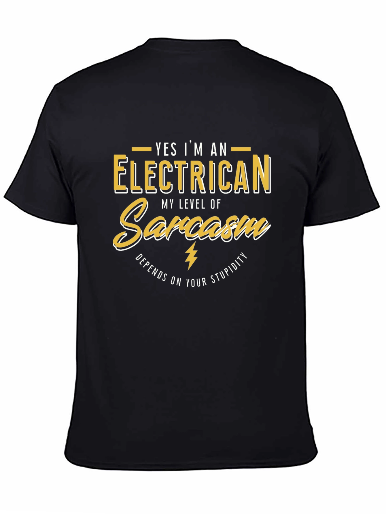 Electrician Sarcasm T-Shirt: Funny Gift for Electricians