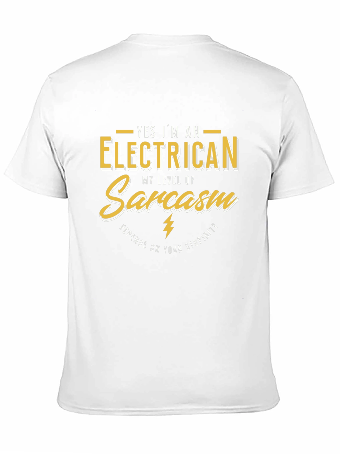 Electrician Sarcasm T-Shirt: Funny Gift for Electricians