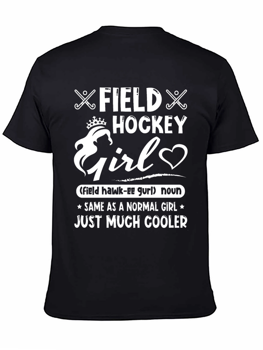 Field Hockey Girl T-Shirt