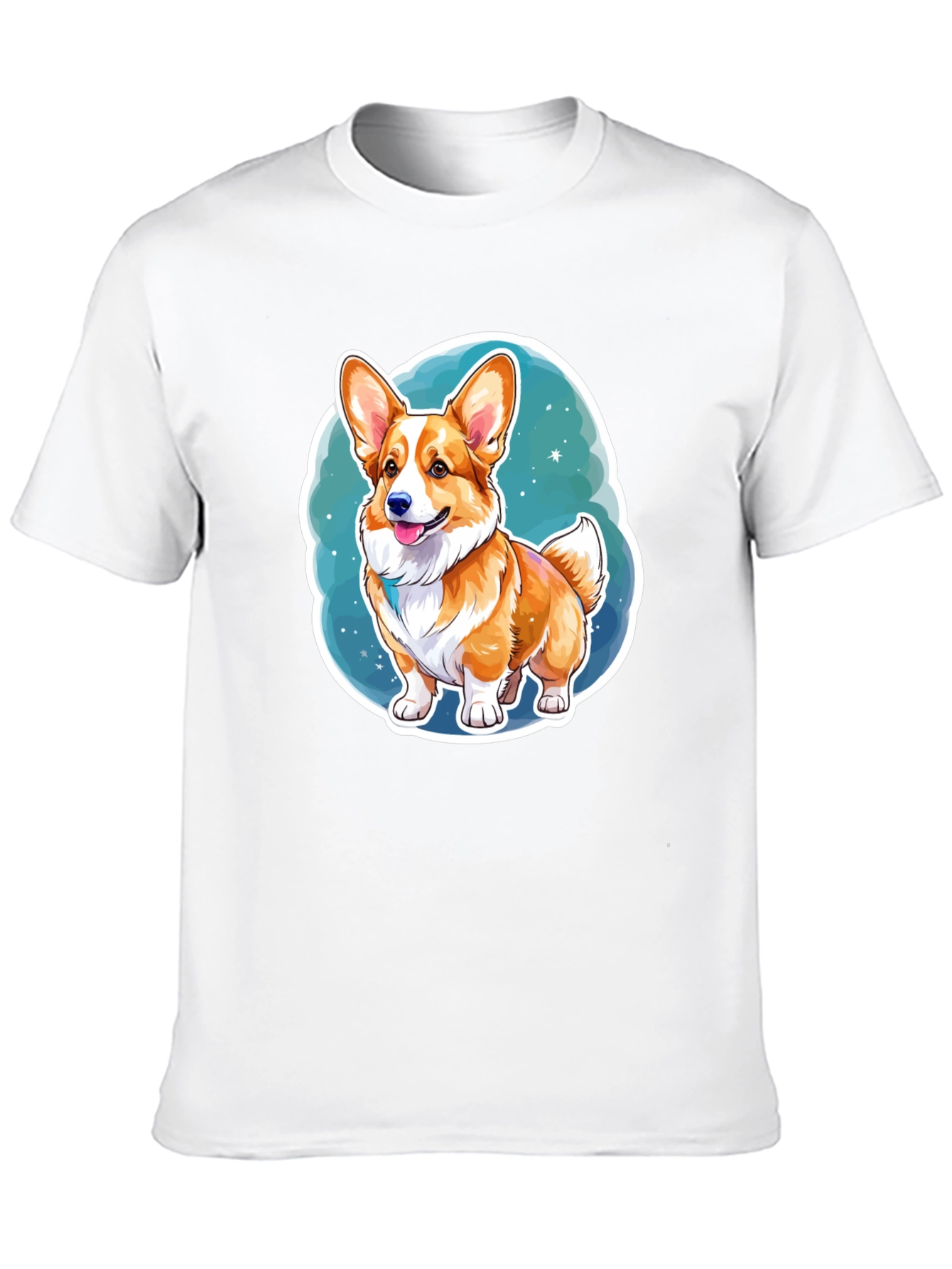 Corgi Dog Cartoon Graphic Tee