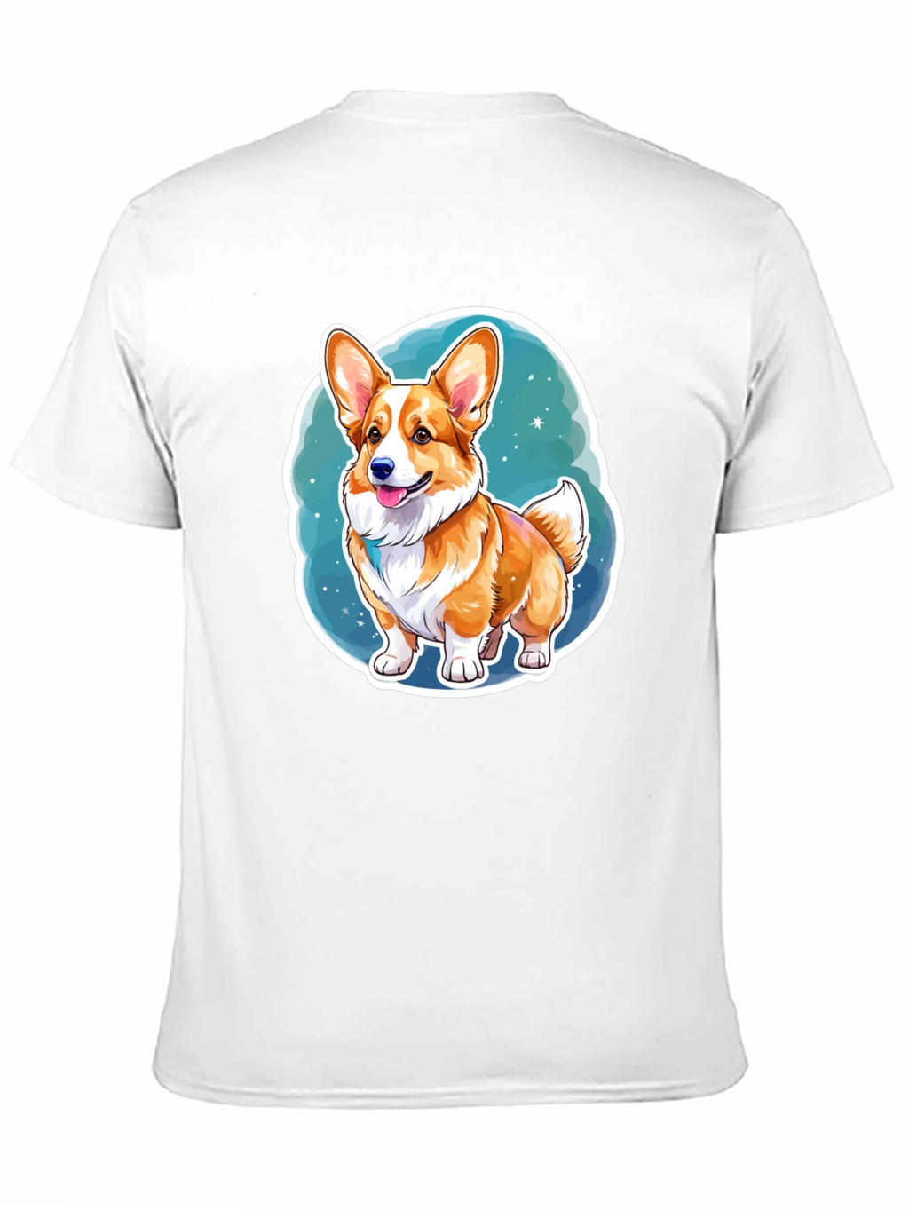 Corgi Dog Cartoon Graphic Tee