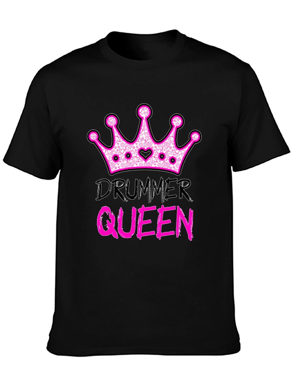 Drummer Queen T-Shirt - Rocker Tee