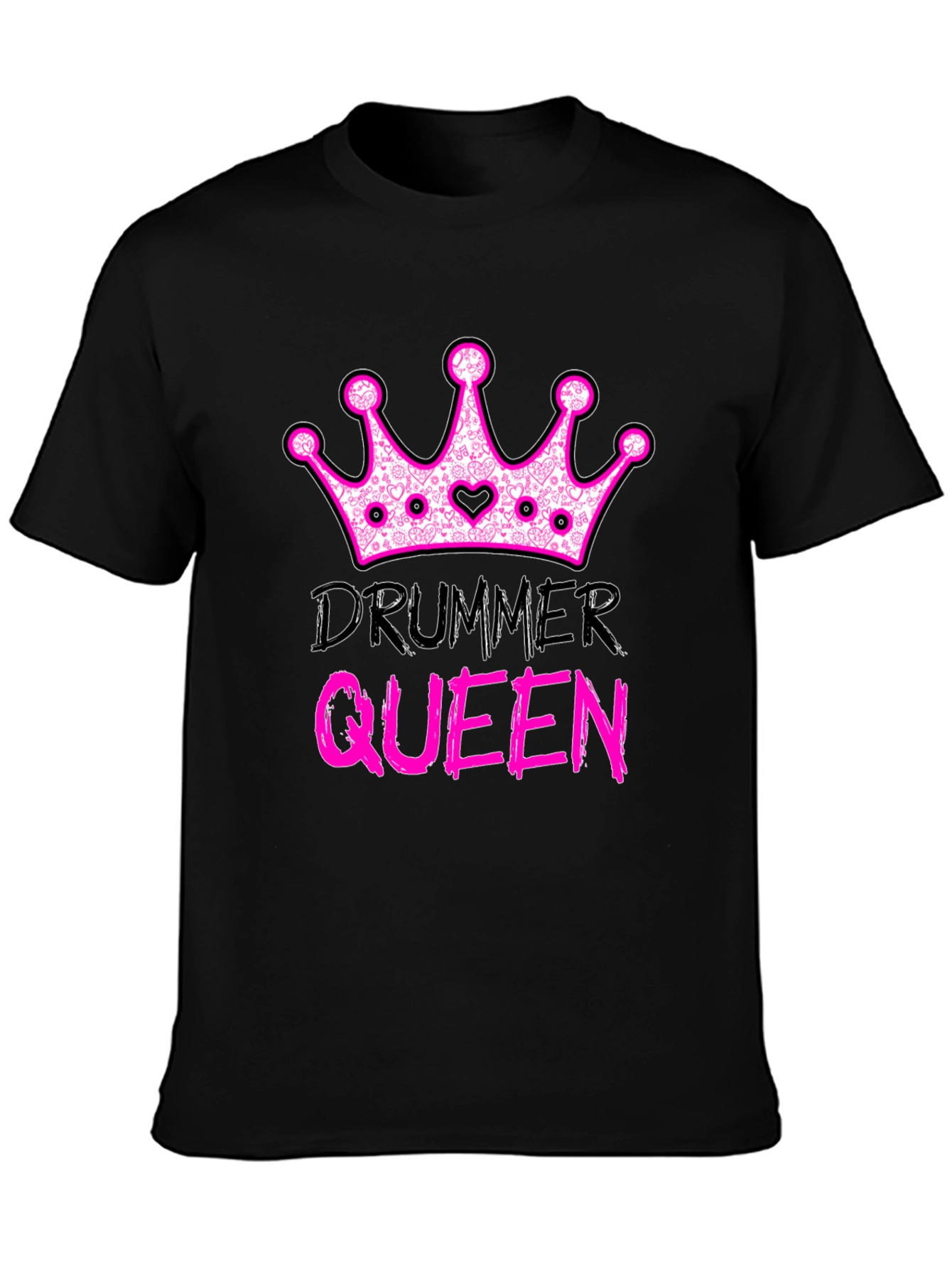 Drummer Queen T-Shirt - Rocker Tee