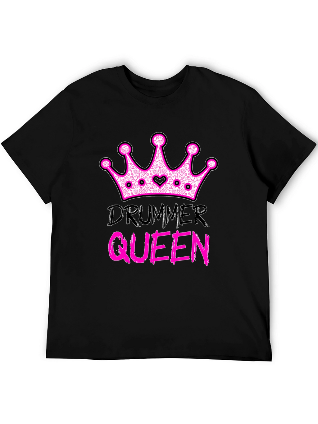 Drummer Queen T-Shirt - Rocker Tee