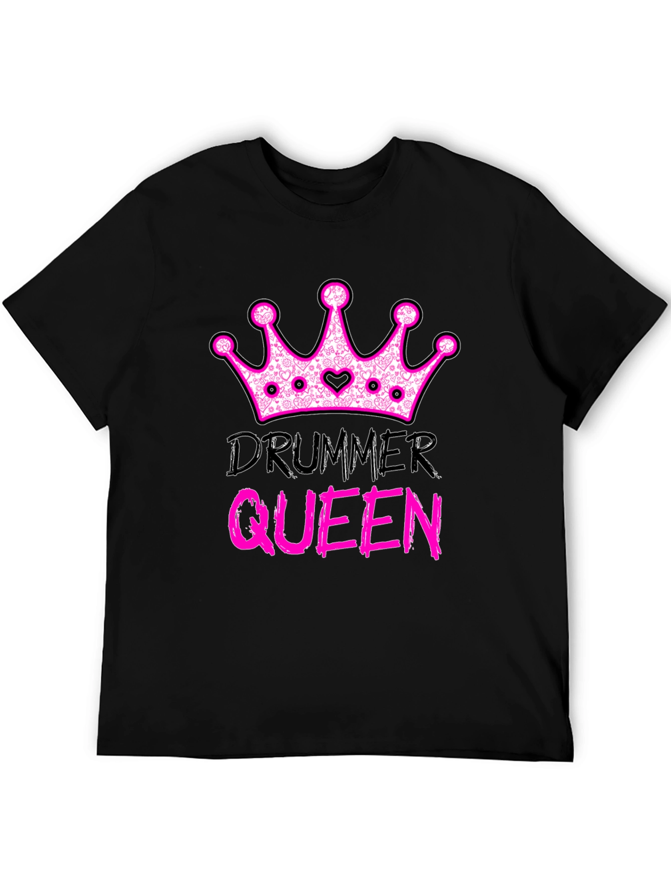 Drummer Queen T-Shirt - Rocker Tee