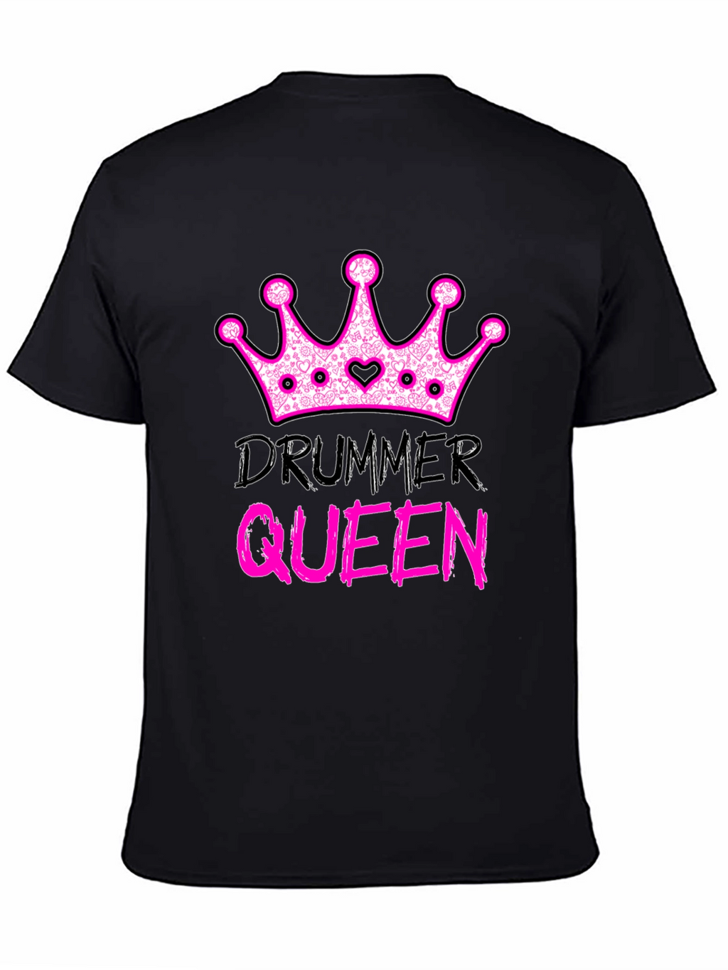 Drummer Queen T-Shirt - Rocker Tee