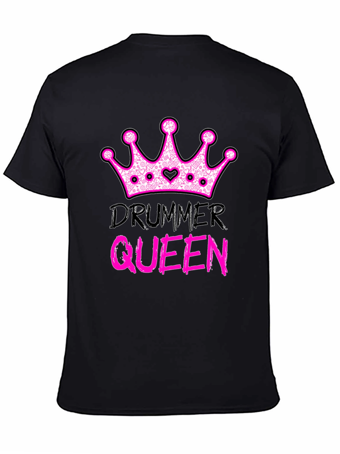 Drummer Queen T-Shirt - Rocker Tee