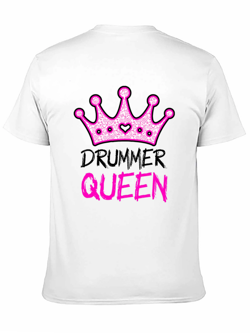 Drummer Queen T-Shirt - Rocker Tee