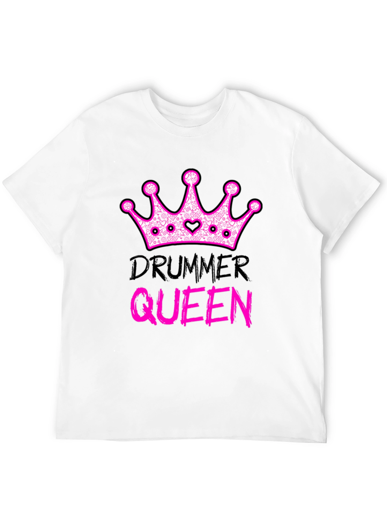 Drummer Queen T-Shirt - Rocker Tee