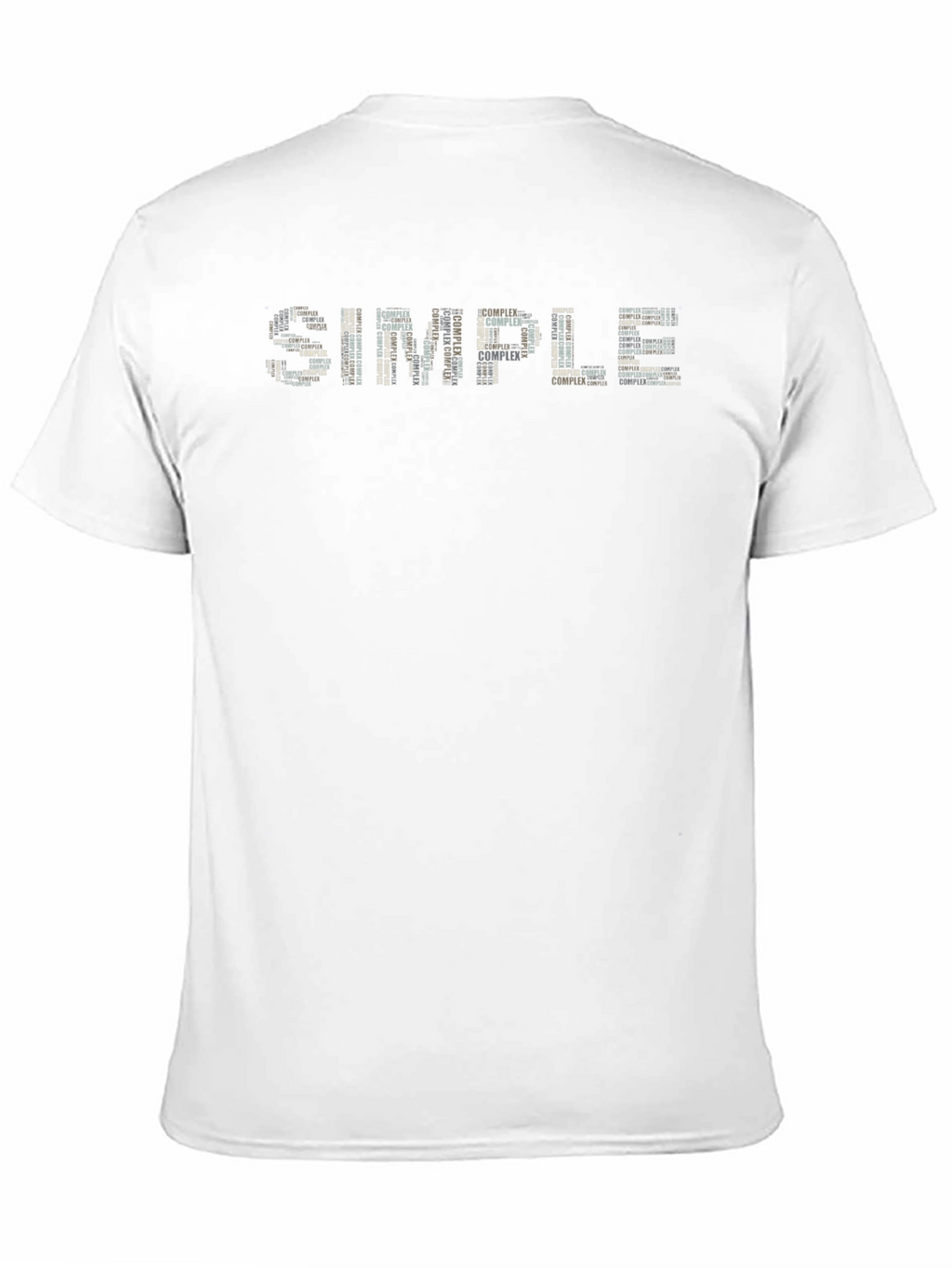 Simple Complex Word Art Graphic T-Shirt