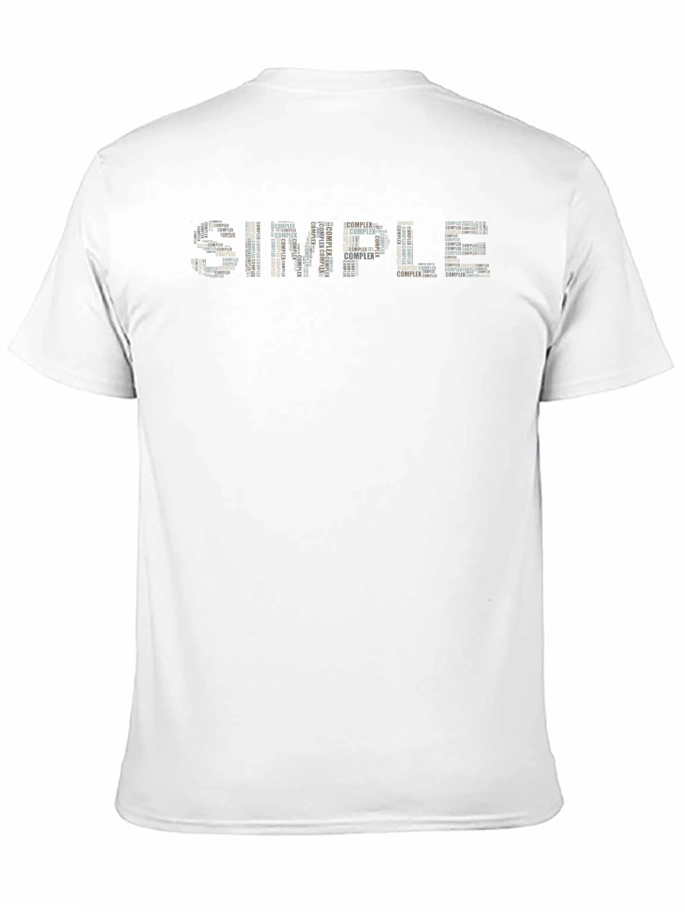 Simple Complex Word Art Graphic T-Shirt