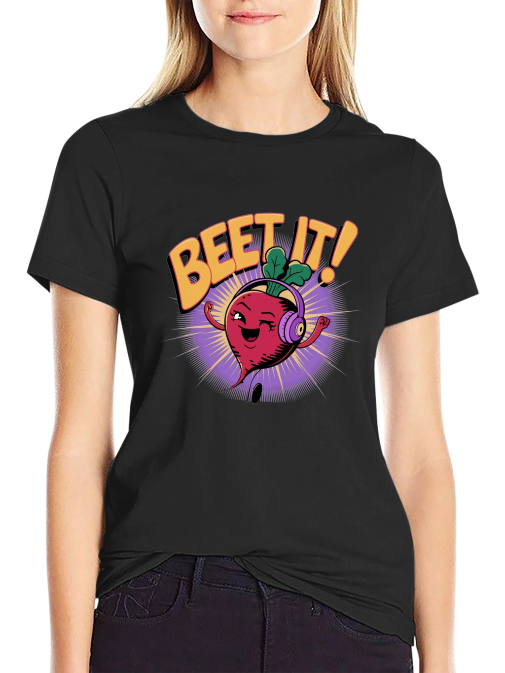 Beet It! Graphic Print T-Shirt