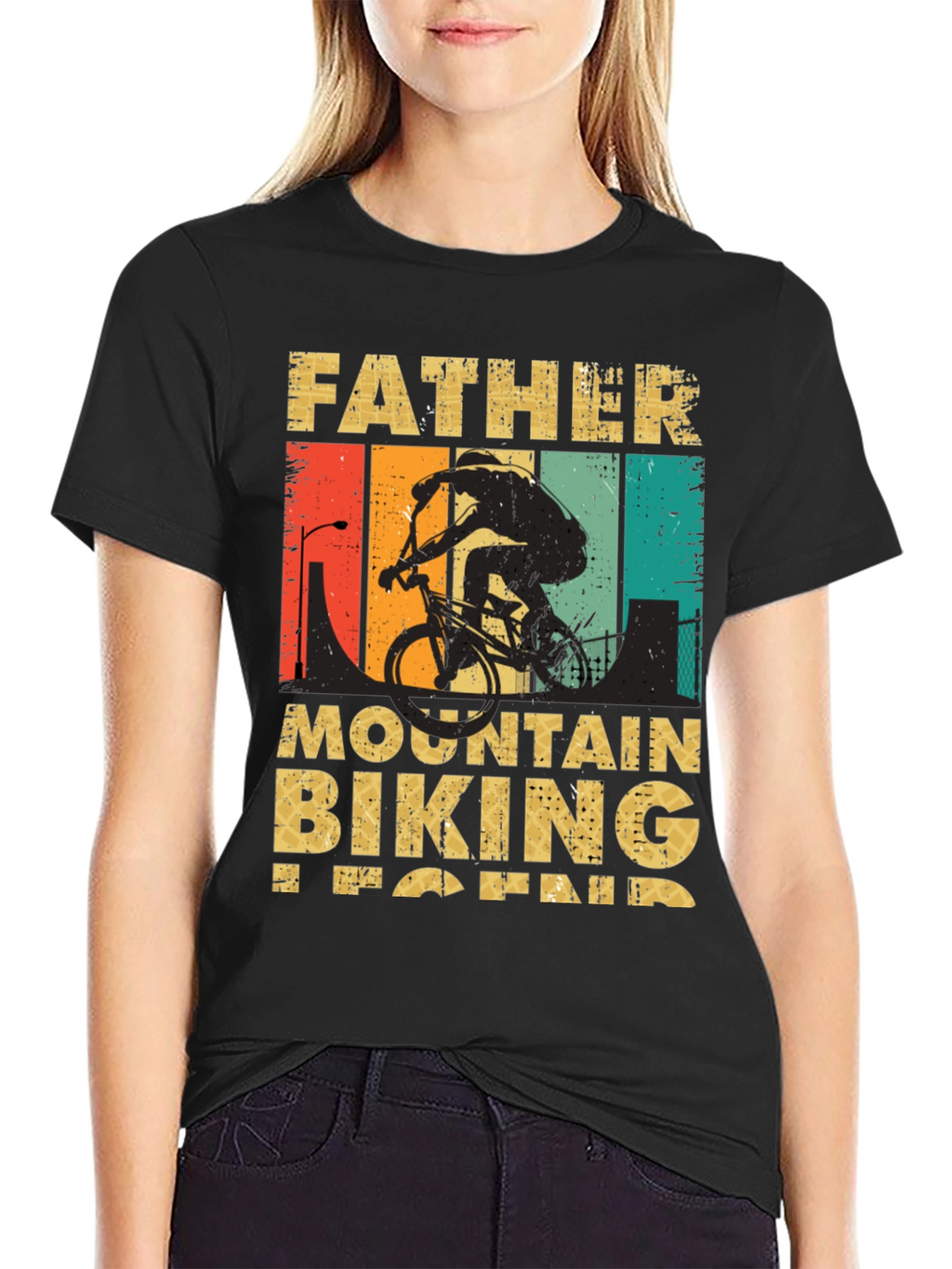 Father Mountain Biking Legend T-Shirt