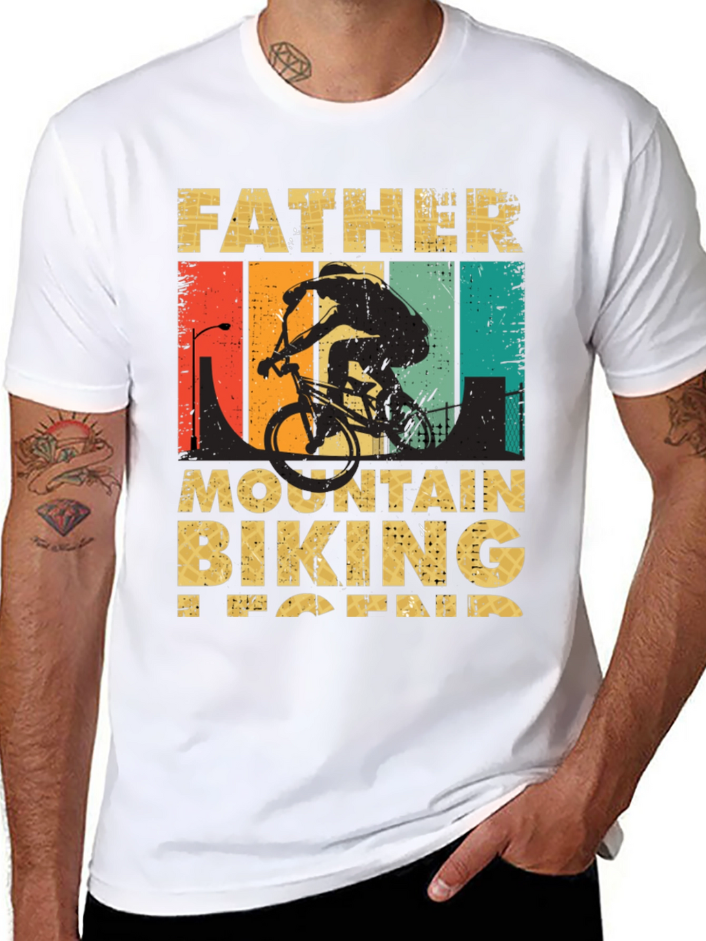 Father Mountain Biking Legend T-Shirt