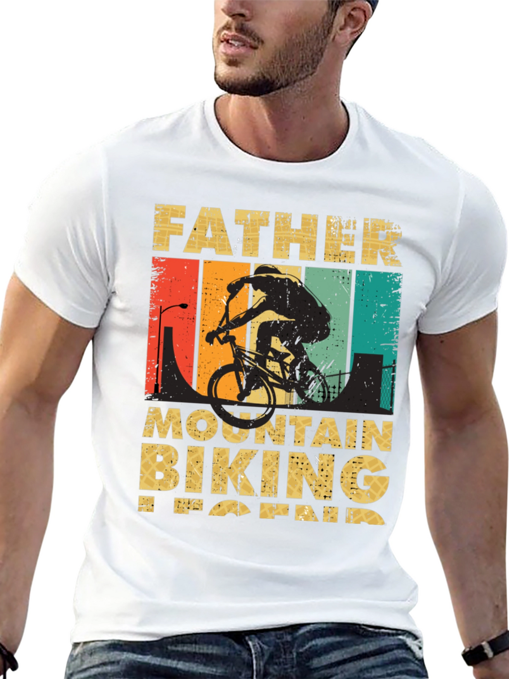 Father Mountain Biking Legend T-Shirt