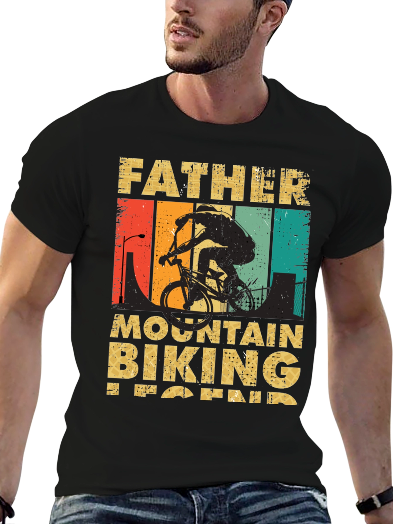 Father Mountain Biking Legend T-Shirt