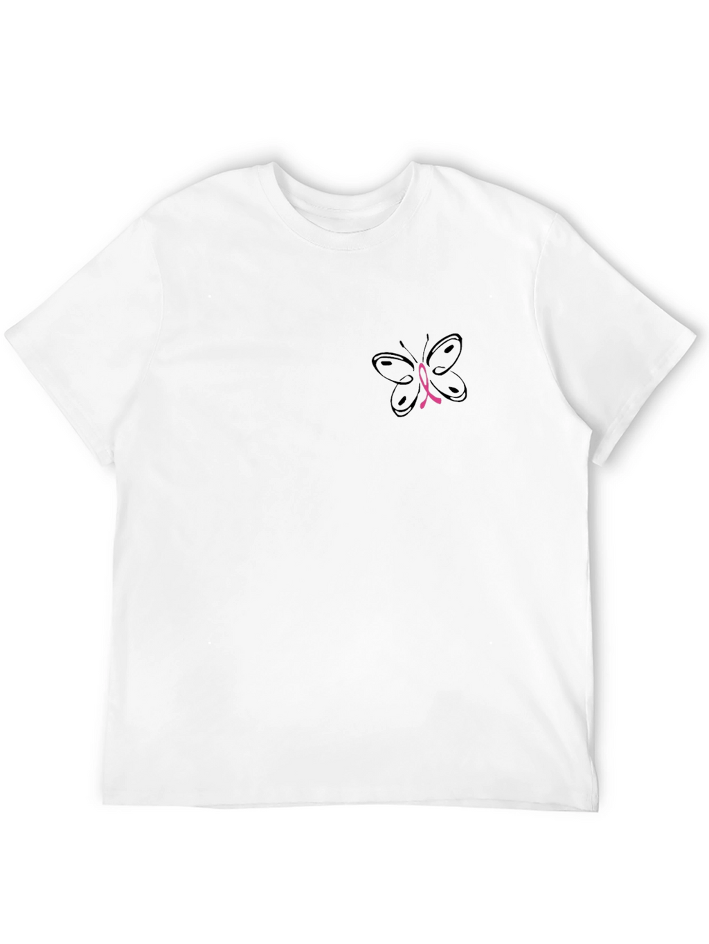 Breast Cancer Butterfly Tee