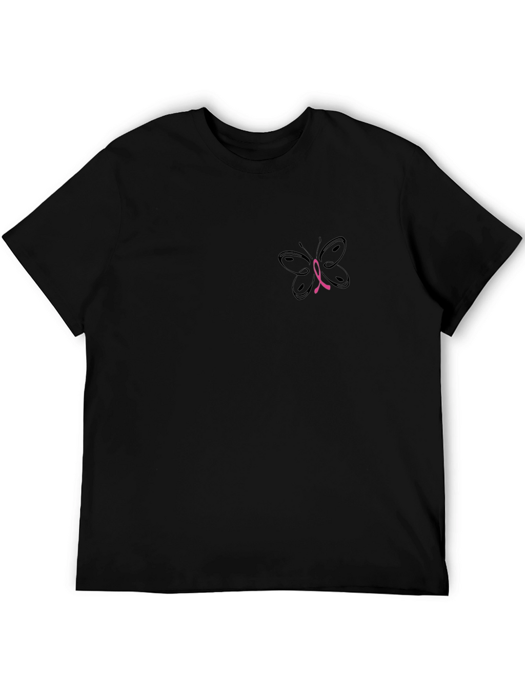 Breast Cancer Butterfly Tee