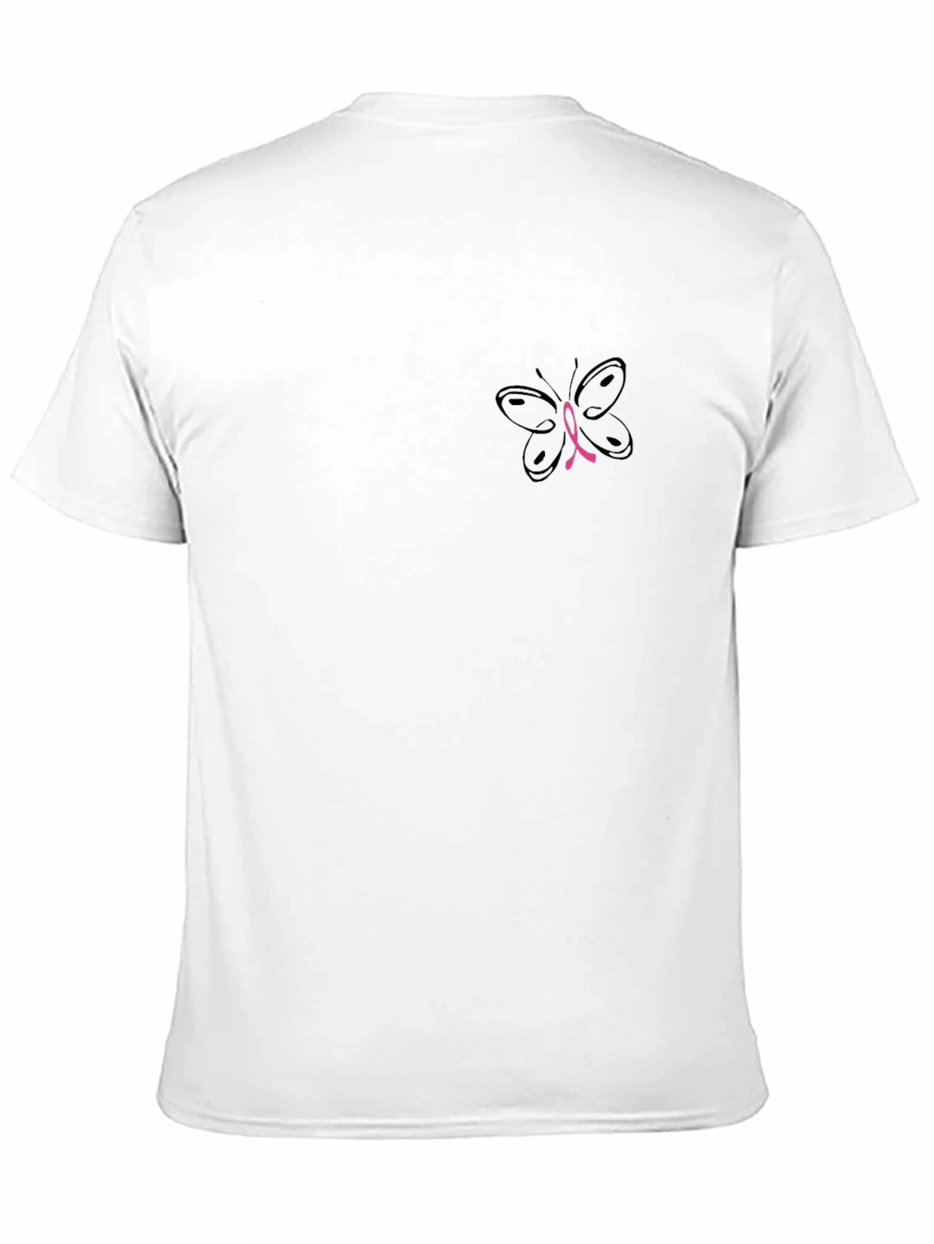 Breast Cancer Butterfly Tee