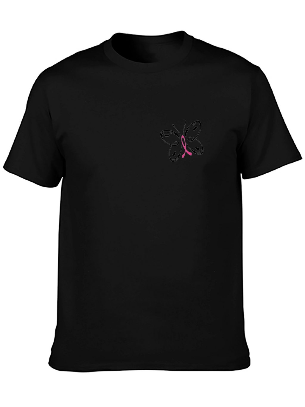 Breast Cancer Butterfly Tee