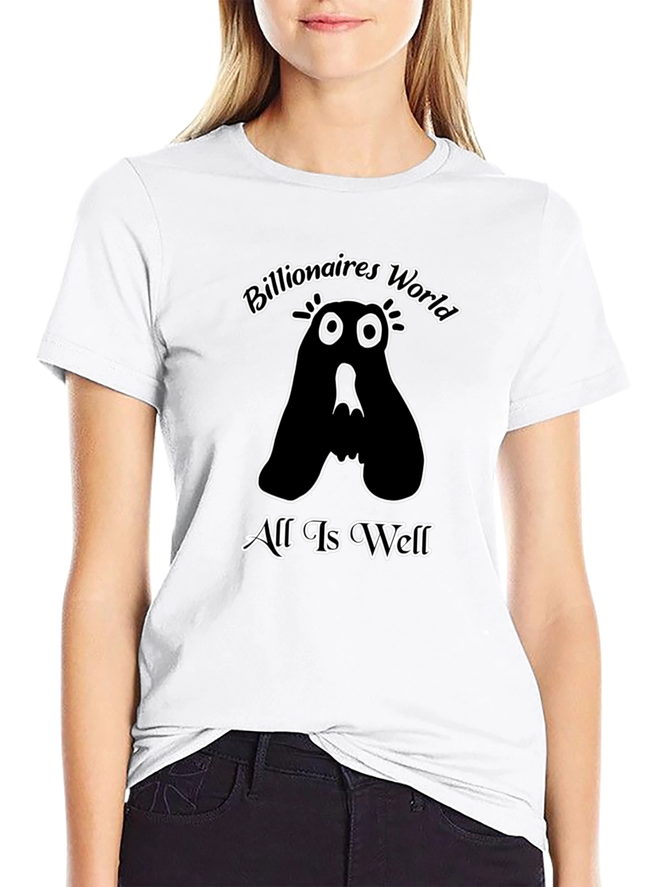 Billionaires World T-Shirt: All Is Well Black Tee