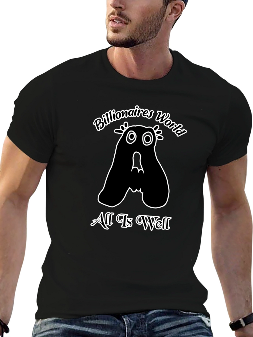 Billionaires World T-Shirt: All Is Well Black Tee
