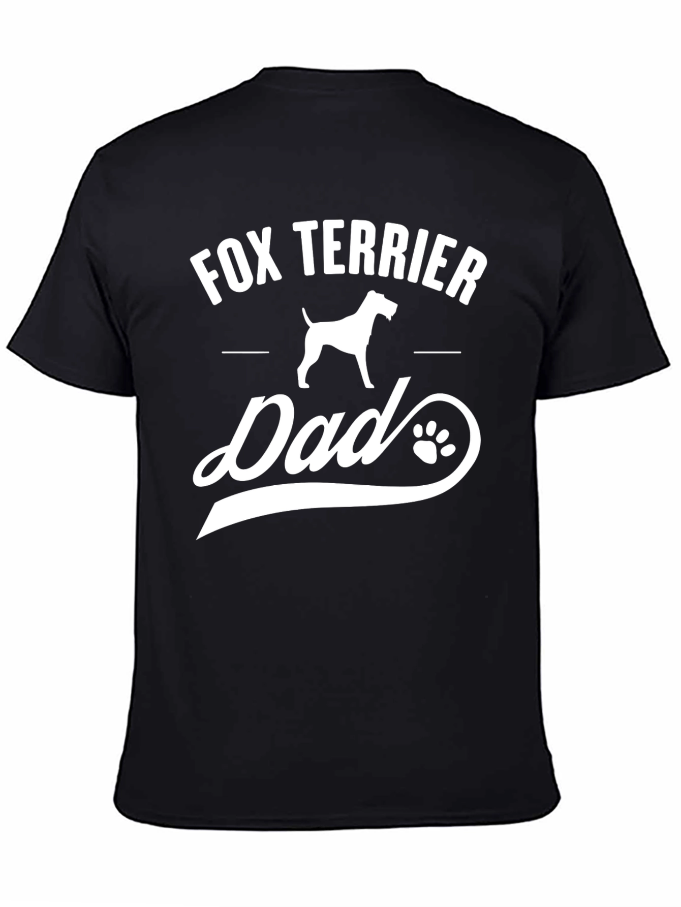 Fox Terrier Dad Graphic Tee - Dog Lover Gift