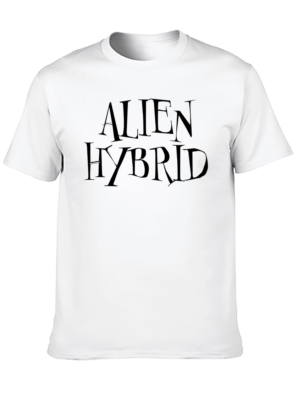 Alien Hybrid Black Graphic Tee - Soft Cotton Blend