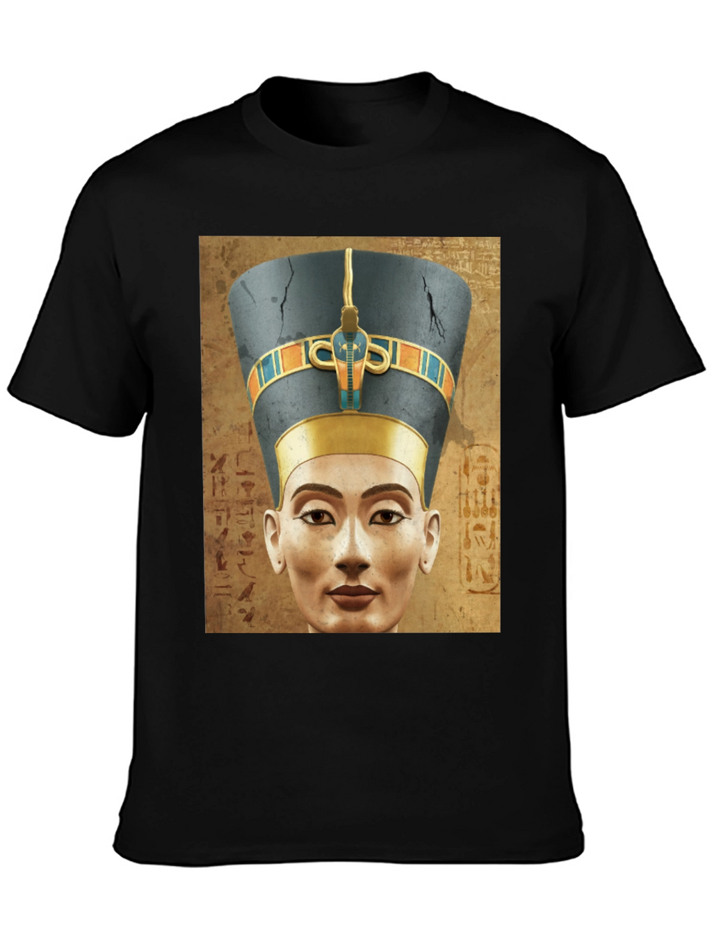 Nefertiti Graphic T-Shirt - Egyptian Queen Style