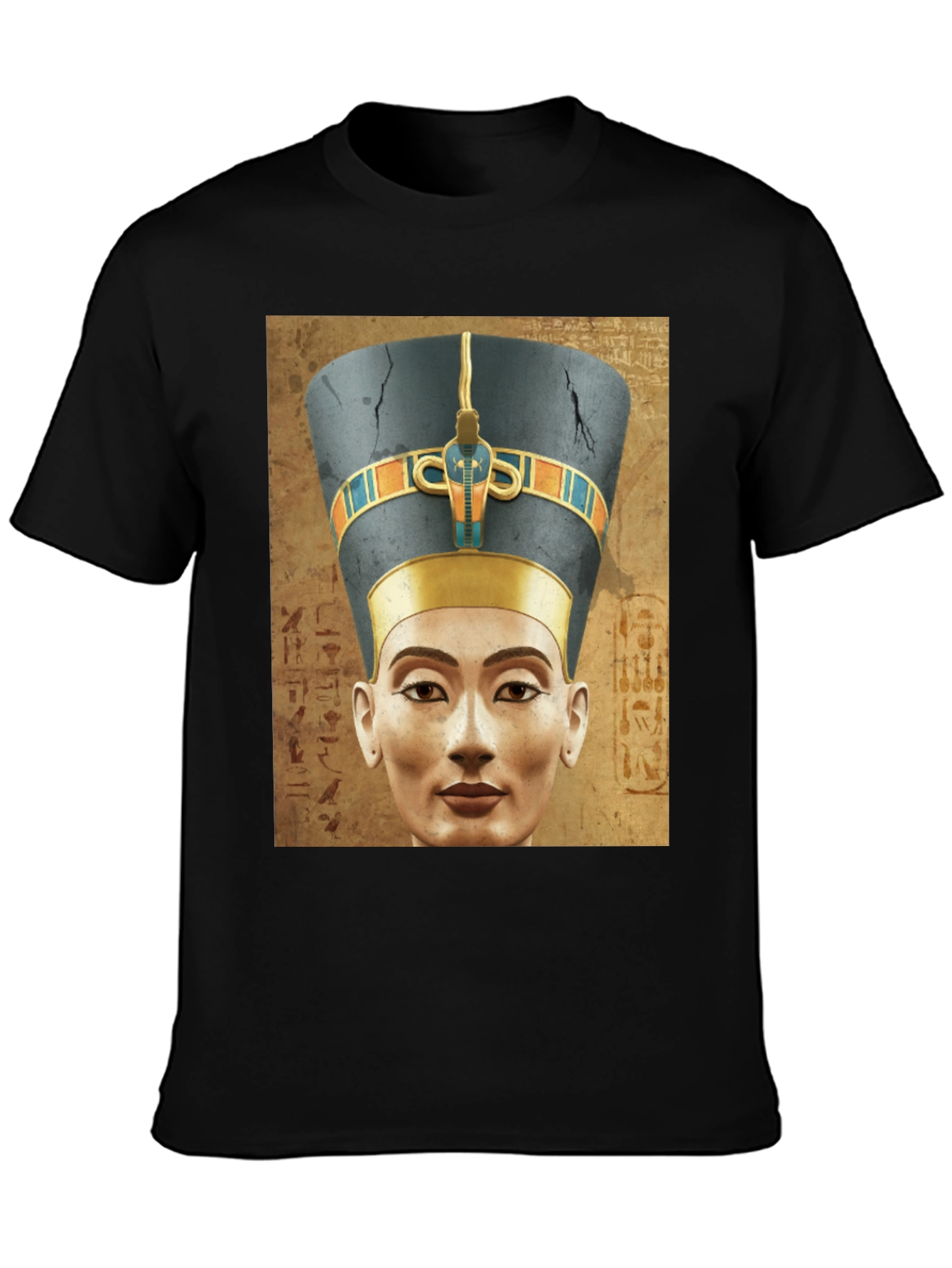 Nefertiti Graphic T-Shirt - Egyptian Queen Style
