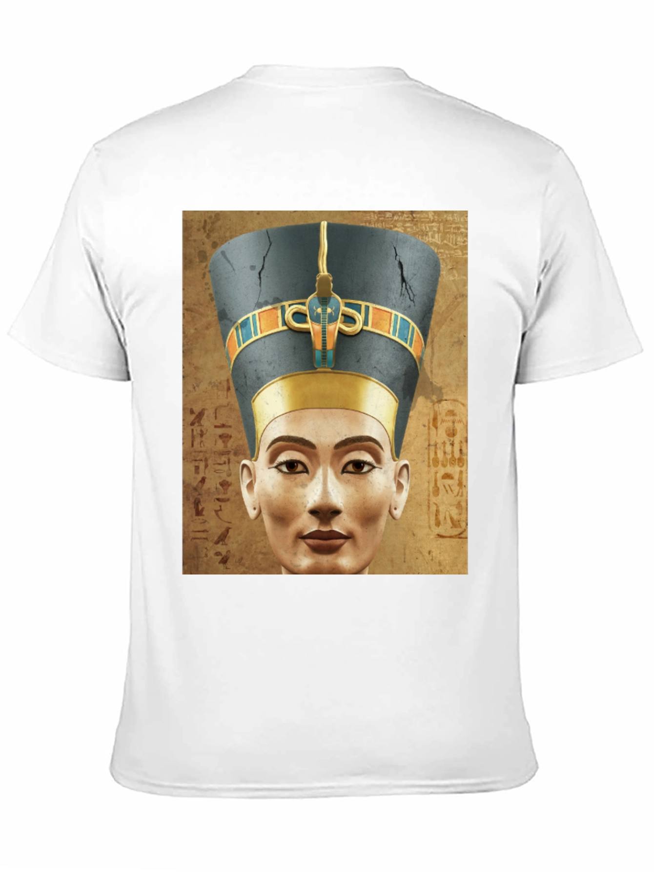 Nefertiti Graphic T-Shirt - Egyptian Queen Style