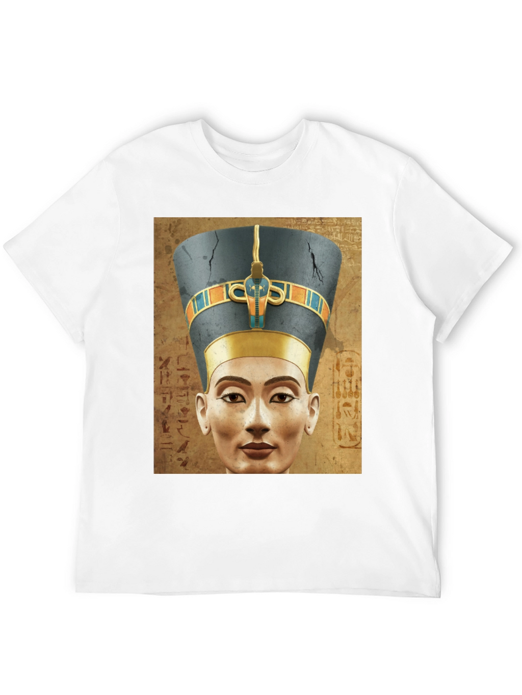Nefertiti Graphic T-Shirt - Egyptian Queen Style