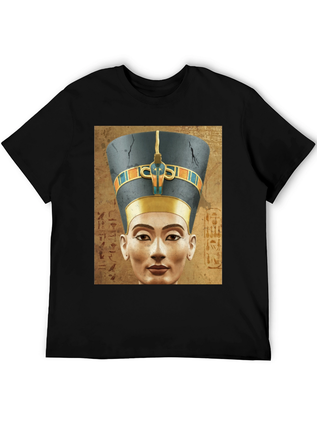 Nefertiti Graphic T-Shirt - Egyptian Queen Style