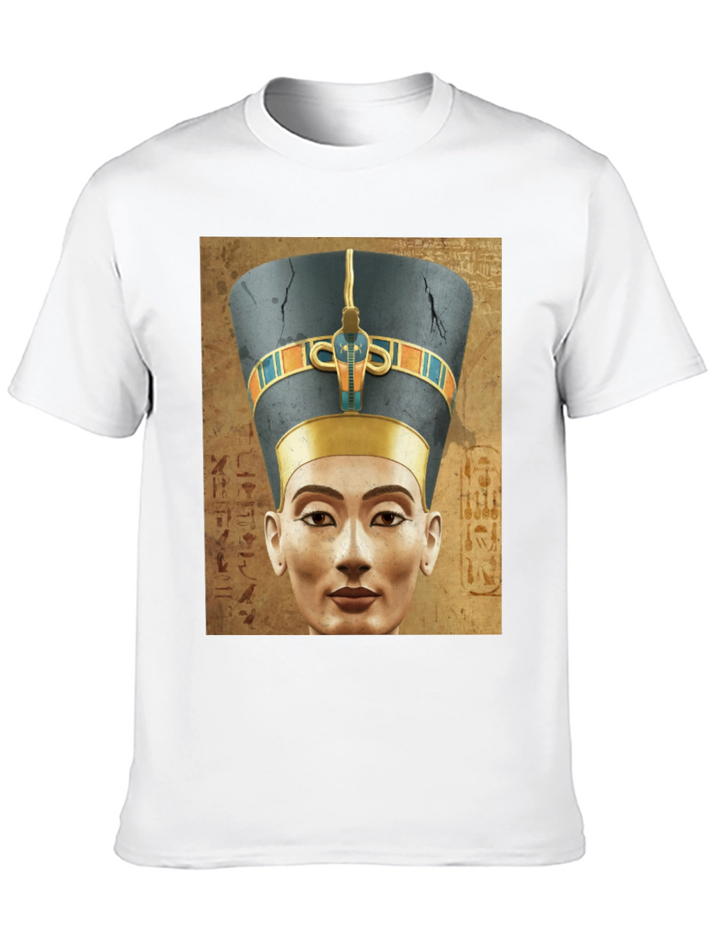Nefertiti Graphic T-Shirt - Egyptian Queen Style