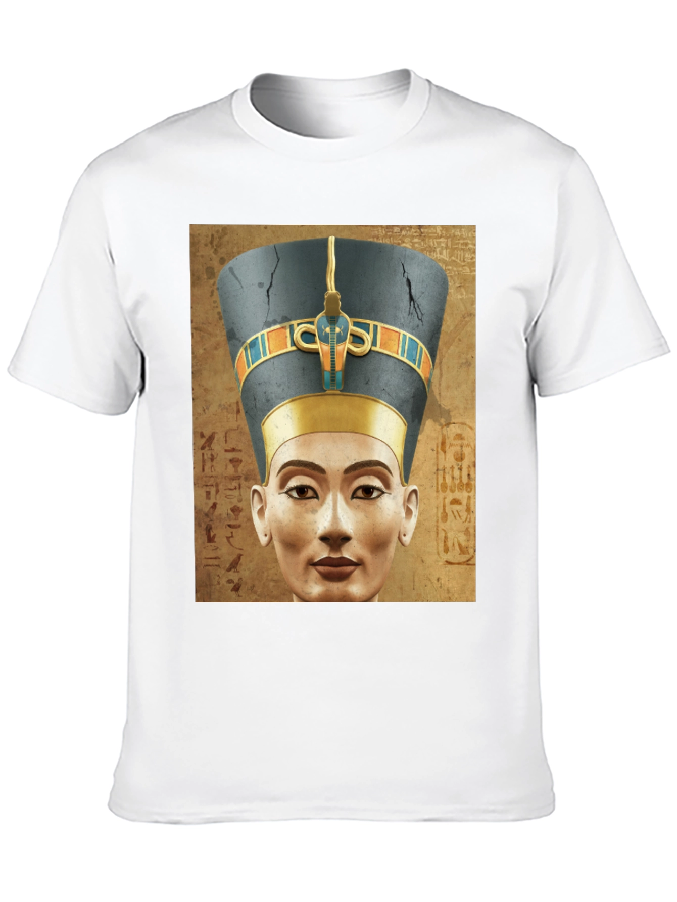 Nefertiti Graphic T-Shirt - Egyptian Queen Style