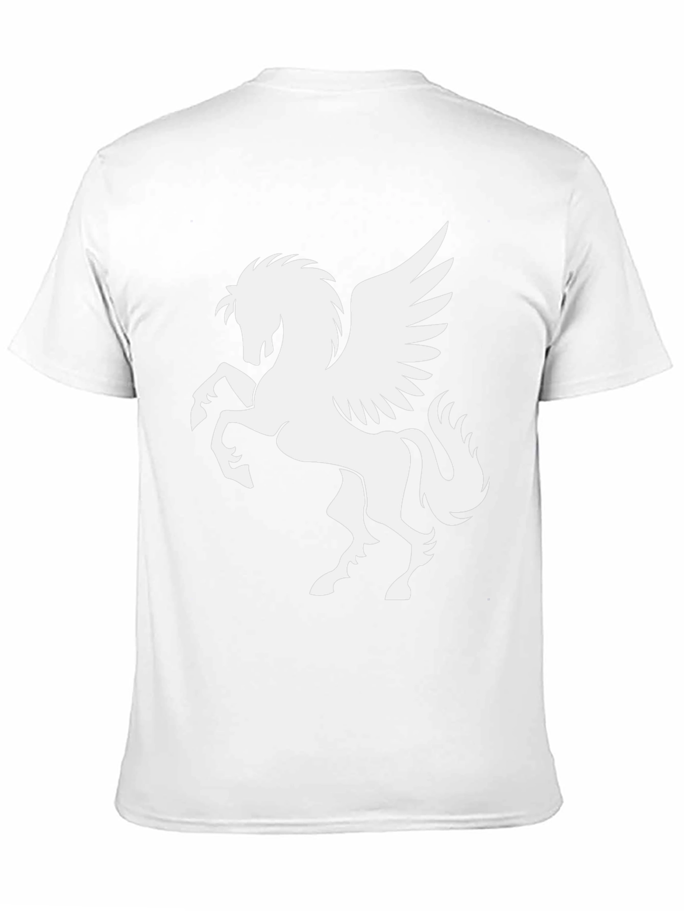 Black Pegasus Graphic Tee - Mythical Style!