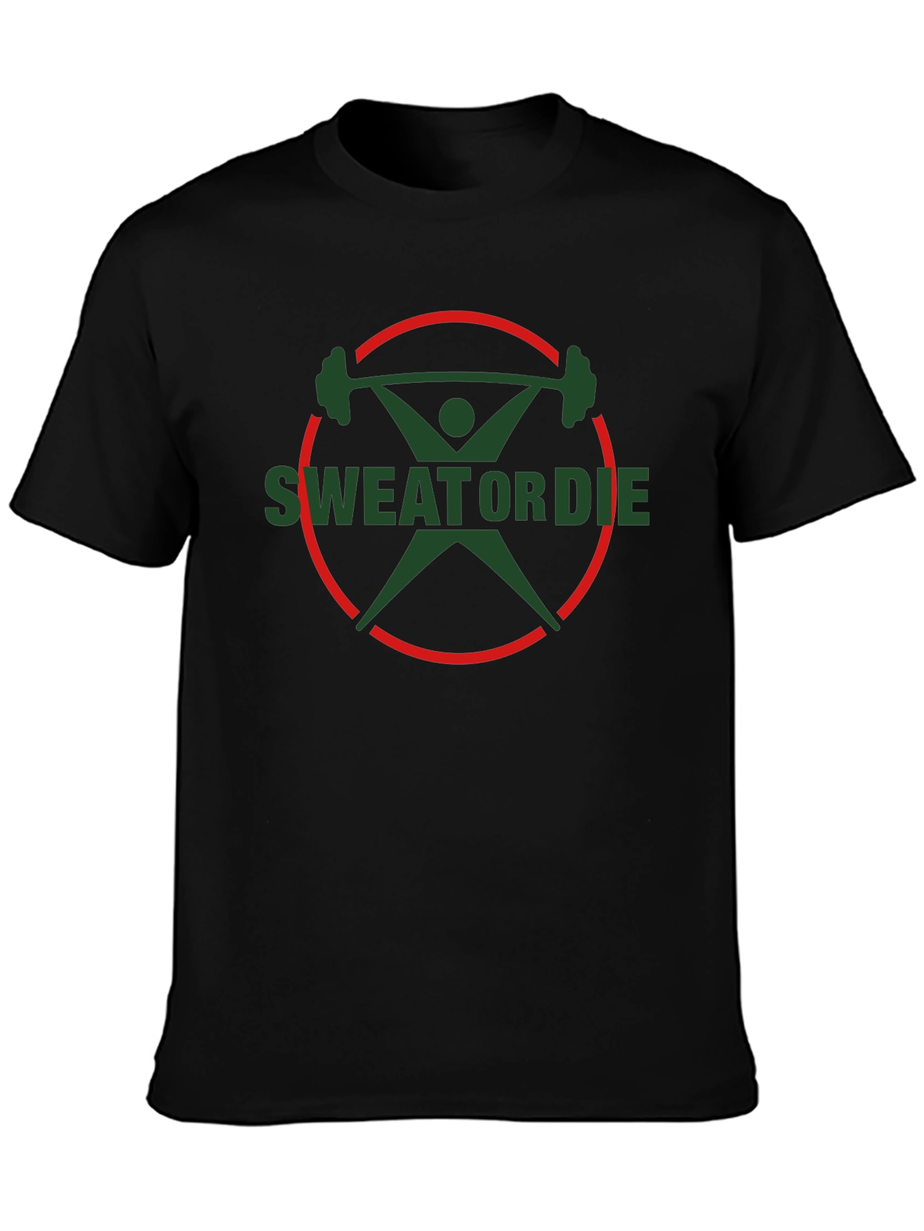 Sweat or Die Fitness T-Shirt - Black Graphic Tee