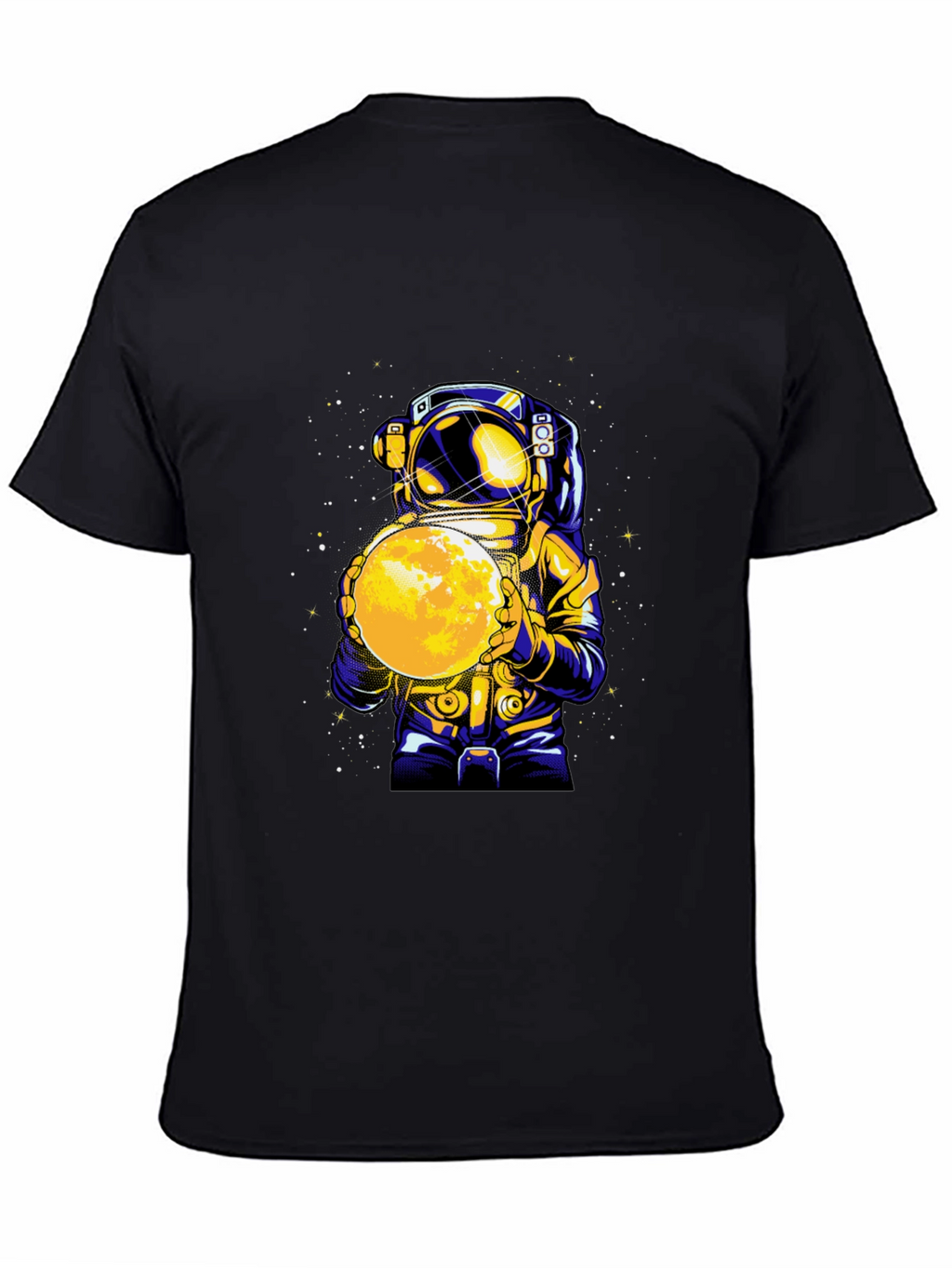 Astronaut Holding Moon Graphic T-Shirt