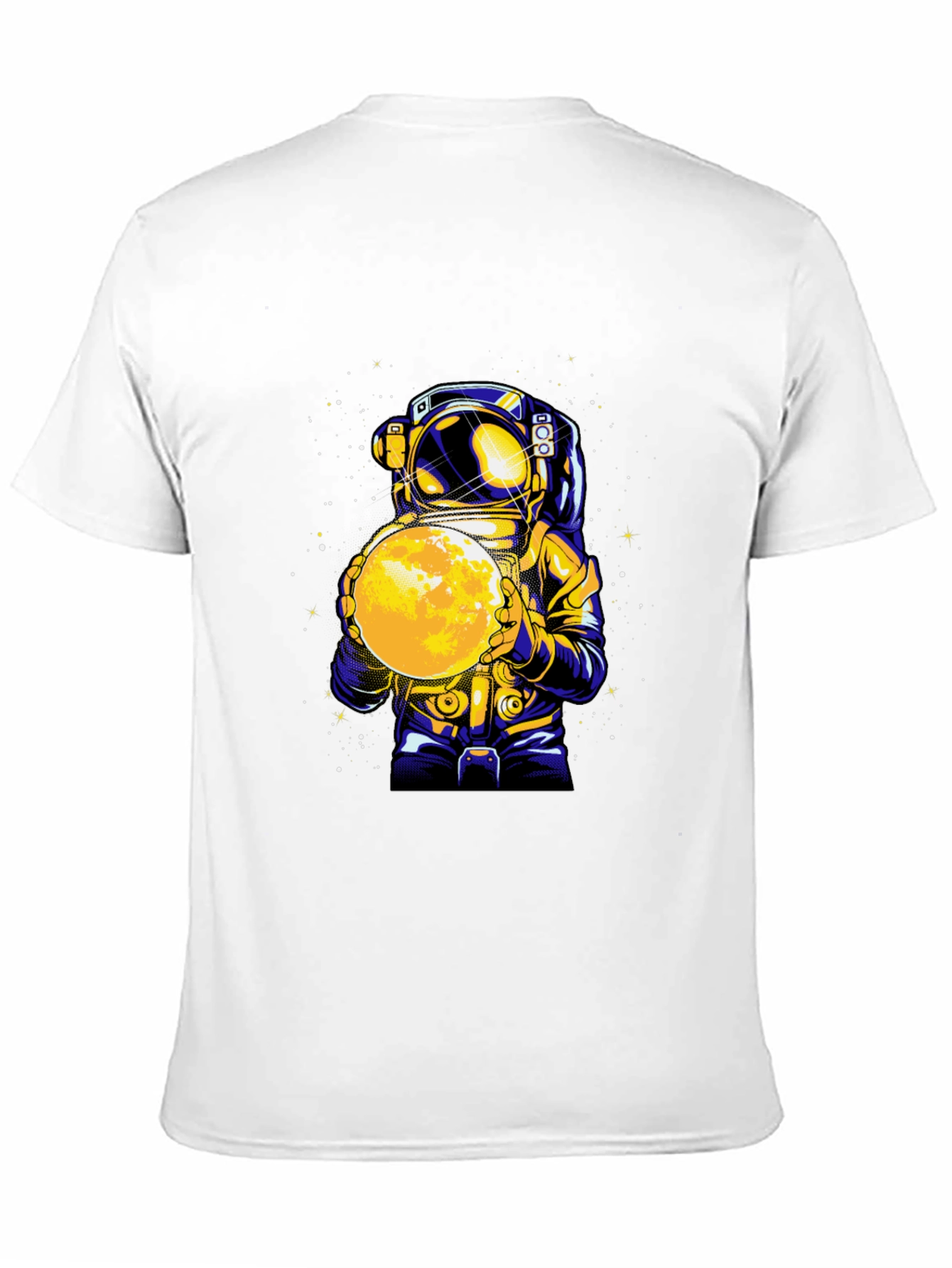 Astronaut Holding Moon Graphic T-Shirt