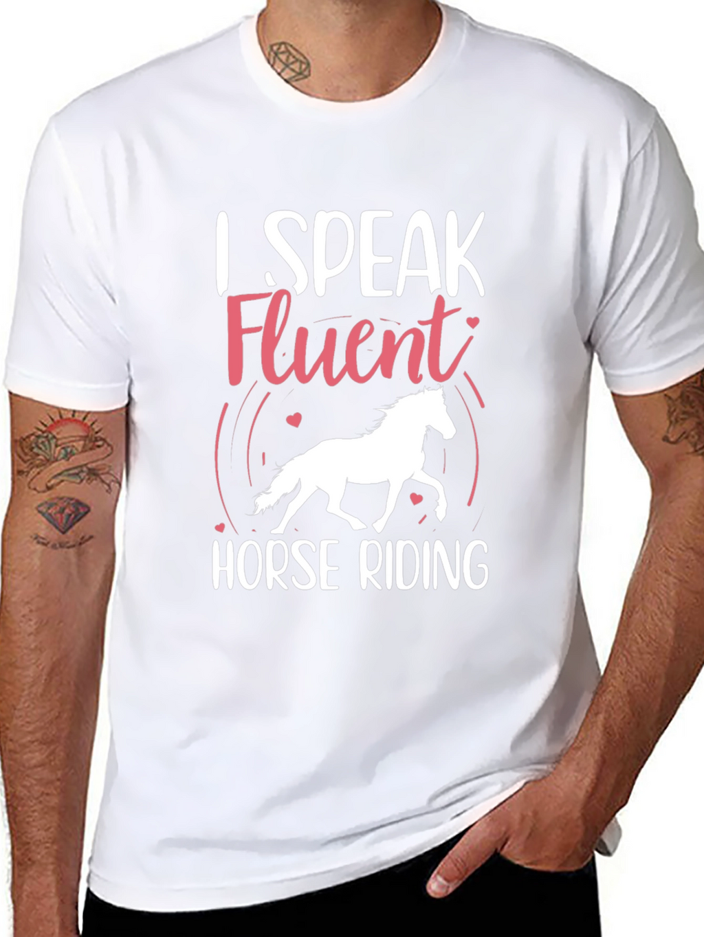 I Speak Fluent Horse Riding T-Shirt