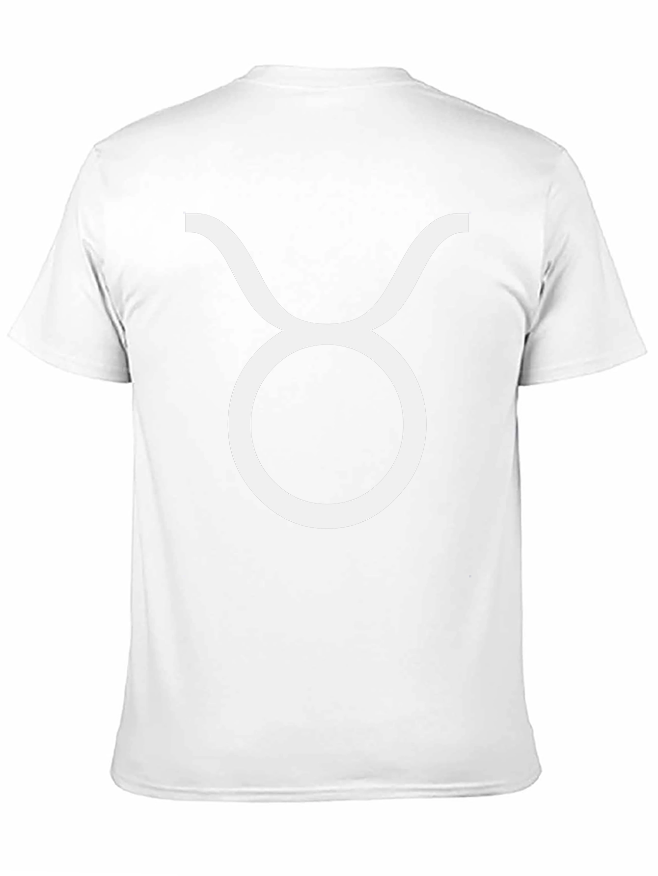 Taurus Zodiac Sign Black T-Shirt
